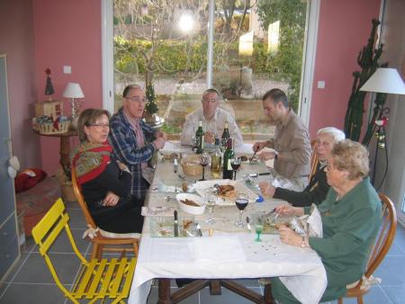 petite pose en famille pour no�l