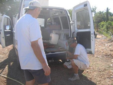 avec les v�hicules