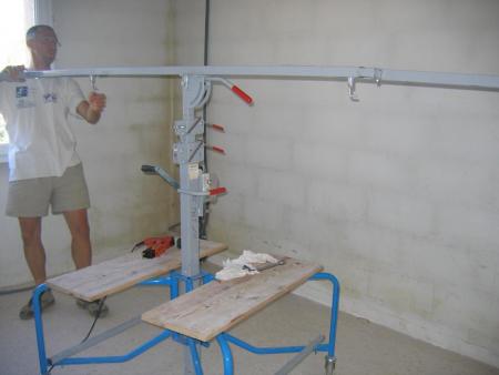 Mise en place du l�ve plaques