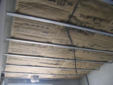 Mise en place de l'isolant