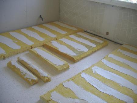 Plaquo et laine de verre