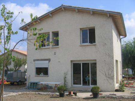 l'arri�re de la maison